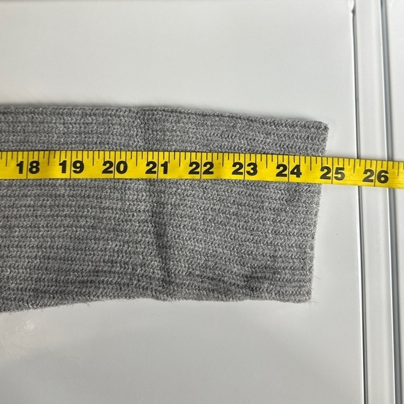 NWT Lulus Sheerah Heather Grey Turtleneck Knit Midi Sweater Dress Sz S - Picture 11 of 12